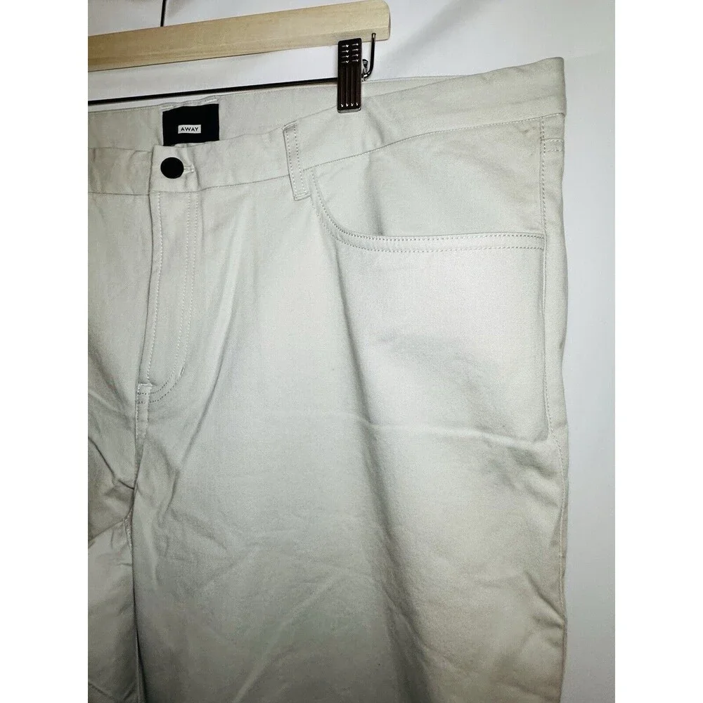 AWAY Travel MSRP $135‎ The Staple Pant Sand (Light Tan) Men's SIZE 44 NWT
